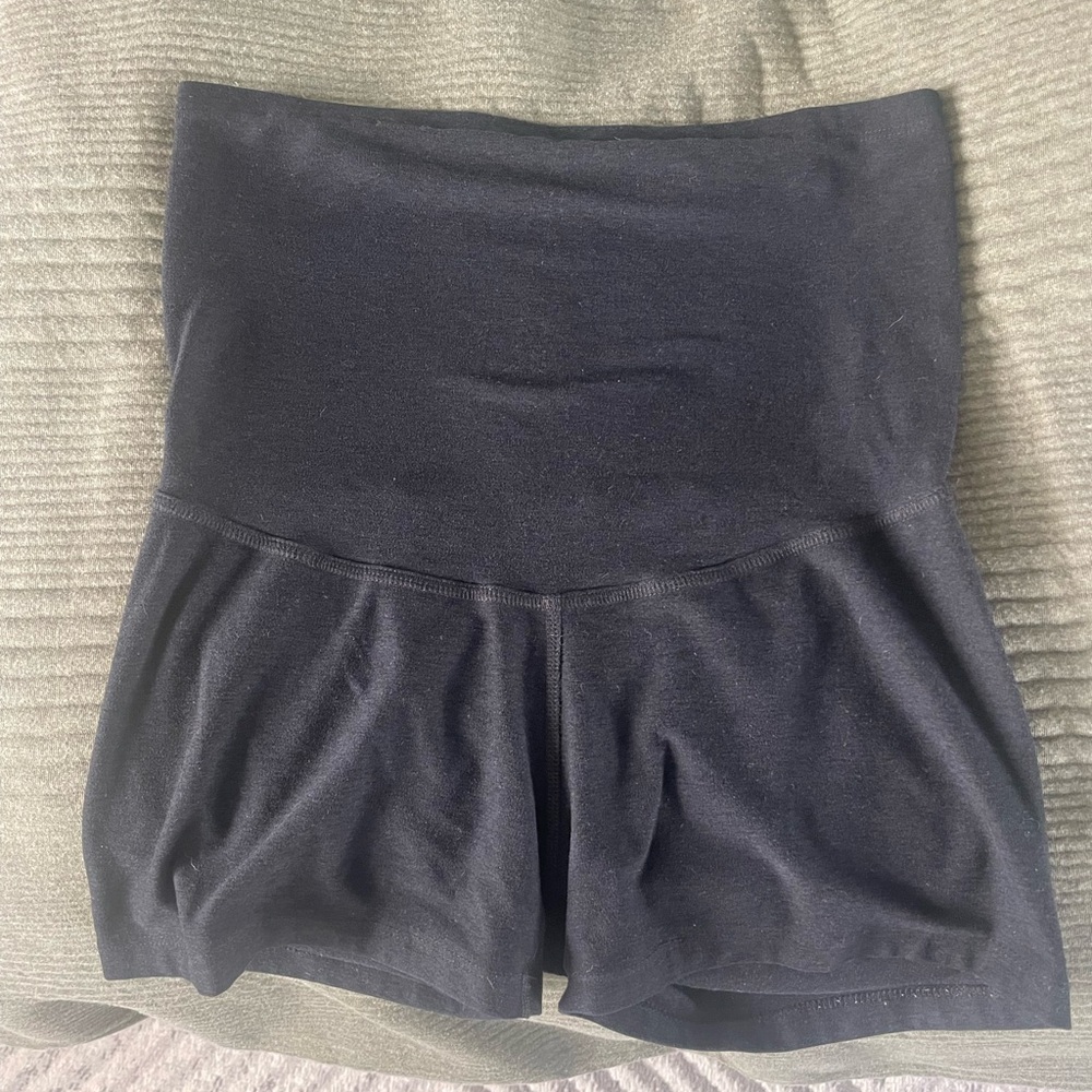 Beyond Yoga maternity Black Women's Shorts